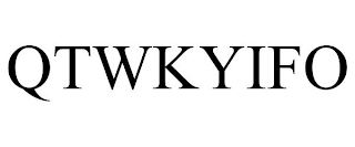 QTWKYIFO