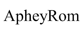 APHEYROM