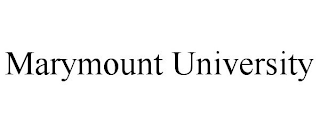 MARYMOUNT UNIVERSITY