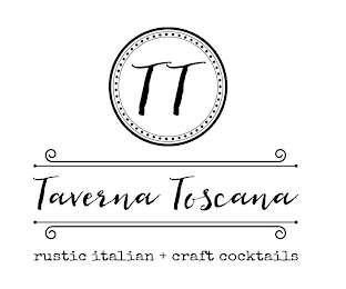 TT TAVERNA TOSCANA RUSTIC ITALIAN + CRAFT COCKTAILS