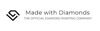 MADE WITH DIAMONDS THE OFFICIAL DIAMOND PAINTING COMPANY