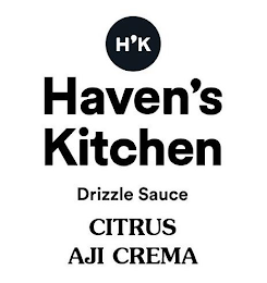 H'K HAVEN'S KITCHEN DRIZZLE SAUCE CITRUS AJI CREMA