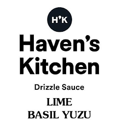 H'K HAVEN'S KITCHEN DRIZZLE SAUCE LIME BASIL YUZU