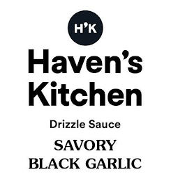 H'K HAVEN'S KITCHEN DRIZZLE SAUCE SAVORY BLACK GARLIC