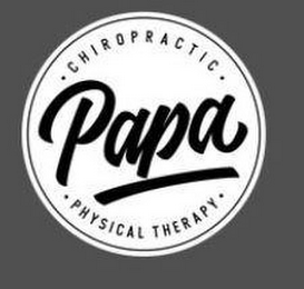 ·CHIROPRACTIC· PAPA ·PHYSICAL THERAPY·