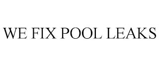 WE FIX POOL LEAKS