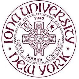 IONA UNIVERSITY NEW YORK 1940 CERTA BONUM CERTAMEN