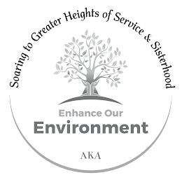 SOARING TO GREATER HEIGHTS OF SERVICE & SISTERHOOD ENHANCE OUR ENVIRONMENT AKA