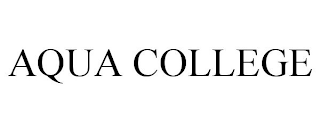 AQUA COLLEGE