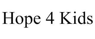 HOPE 4 KIDS