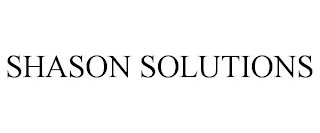 SHASON SOLUTIONS