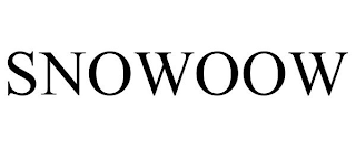 SNOWOOW
