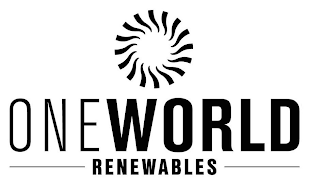 ONE WORLD RENEWABLES