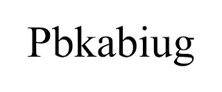 PBKABIUG