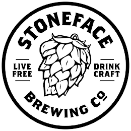 STONEFACE BREWING CO LIVE FREE DRINK CRAFT