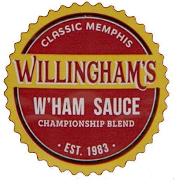 CLASSIC MEMPHIS W'HAM SAUCE CHAMPIONSHIP BLEND EST. 1983 WILLINGHAM'S