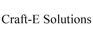 CRAFT-E SOLUTIONS