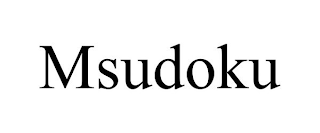 MSUDOKU