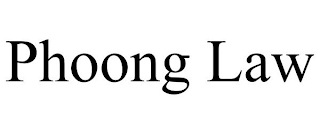 PHOONG LAW