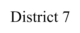 DISTRICT 7