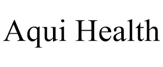 AQUI HEALTH