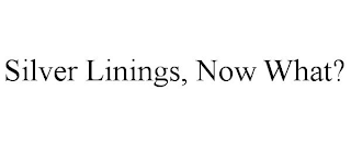 SILVER LININGS, NOW WHAT?