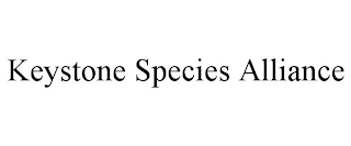 KEYSTONE SPECIES ALLIANCE