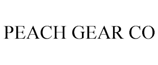 PEACH GEAR CO