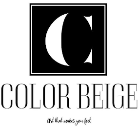 C COLOR BEIGE ART THAT MAKES YOU FEEL