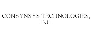 CONSYNSYS TECHNOLOGIES, INC.