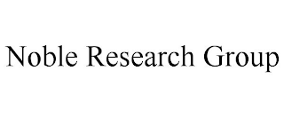 NOBLE RESEARCH GROUP