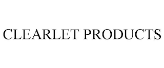 CLEARLET PRODUCTS