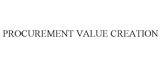 PROCUREMENT VALUE CREATION