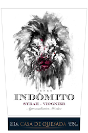 DESEO INDÓMITO SYRAH - VIOGNIER AGUAS CALIENTES MÉXICO ALC. VOL. 13.8% CASA DE QUESADA CONT. NET. 750 ML.