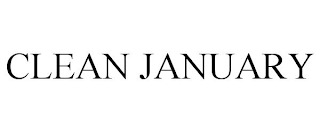 CLEAN JANUARY