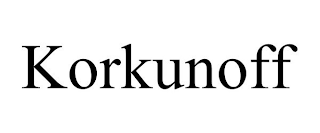 KORKUNOFF