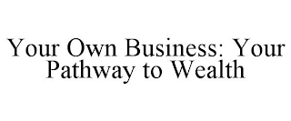 YOUR OWN BUSINESS: YOUR PATHWAY TO WEALTH