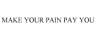 MAKE YOUR PAIN PAY YOU