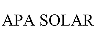 APA SOLAR