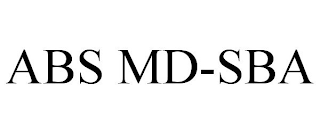 ABS MD-SBA