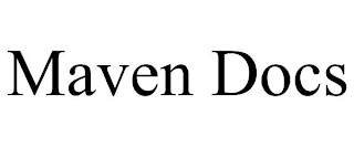 MAVEN DOCS