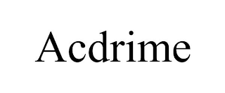 ACDRIME