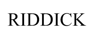RIDDICK