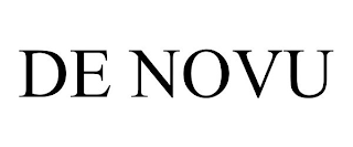 DE NOVU
