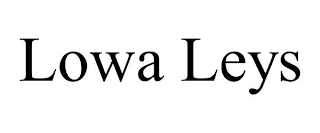 LOWA LEYS
