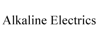 ALKALINE ELECTRICS