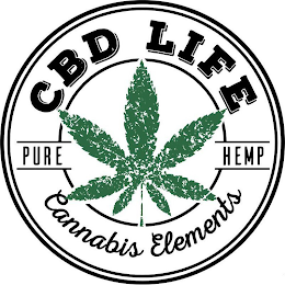 CBD LIFE PURE HEMP CANNABIS ELEMENTS