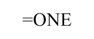 =ONE