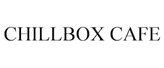 CHILLBOX CAFE