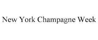 NEW YORK CHAMPAGNE WEEK